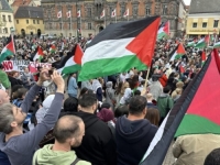 BURNO U MALMEU: Hiljade ljudi protestuje protiv učešća Izraela na Eurosongu (FOTO/VIDEO)
