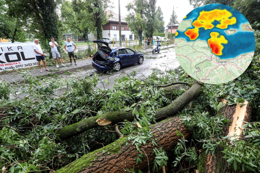 JOŠ JEDNA NEIZVJESNA NOĆ PRED NAMA Novo nevrijeme protutnjalo