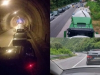 SAOBRAĆAJNA NESREĆA PRED TUNELOM KOD USTIPRAČE: Ima povrijeđenih, automobili uništeni