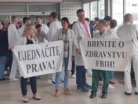 LJEKARI U FBiH ODRŽALI ŠTRAJK UPOZORENJA: Vlada ignoriše naše zahtjeve dok nam doktori odlaze u inostranstvo