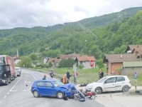 VALENTIĆ IZ MUP-a ZA 'SB': Suvozaču sa motocikla se nakon nesreće kod Žepča bore za život