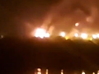 ZASTRAŠUJUĆE SNIMKE IZ RUSIJE: Direktan pogodak ukrajinskih dronova u rafineriju nafte, izbio veliki požar...