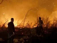 ZASTRAŠUJUĆE SNIMKE S LICA MJESTA: Bjesni veliki požar u susjedstvu, vatrogascima pomažu i građani...