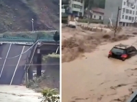 UŽASNE SNIMKE S LICA MJESTA: Srušio se most u Kini, pet vozila palo u rijeku, traga se za...