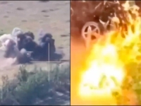 STRAHOVIT SNIMAK IZ UKRAJINE: Uništili rusku kolonu pa dronovima ubijali teško ozlijeđene vojnike (VIDEO)