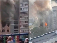 UŽAS U RUSIJI: Gori neboder, ljudi sa prozora mole za pomoć... (VIDEO)