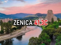 PADAJU TEMPERATURNI REKORDI: U Zenici danas izmjereno 41,3 stepena