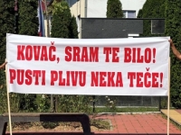 SPAŠAVANJE DOMAĆIH RIJEKA; GRAĐANI UPUTILI JASNU PORUKU: 'Kovač, sram te bilo, pusti Plivu neka teče'