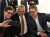 SASTANAK DESNIČARA NA ZEMANOVOM ROĐENDANU: Vučić objavio selfie sa Orbanom (FOTO)