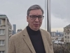 VUČIĆ IZAŠAO NA TERASU DA SE SAM SEBI DIVI, PA IZMSLIO NOVU PAROLU: 'Borba je život, život je borba, nema...' (VIDEO)