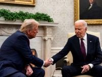 PADALE SU TEŠKE UVREDE, ALI DANAS SU SE RUKOVALI: Trump se zahvalio Bidenu na glatkoj tranziciji (VIDEO)