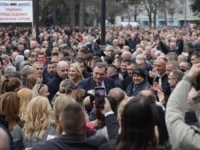 U BANJOJ LUCI ČEKA PRESUDU: Dodik stigao na miting ispred zgrade NSRS (VIDEO)