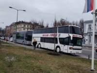 BURNO U SRBIJI: U Kragujevcu studenti iz cijele zemlje, veliki broj autobusa sa bh. tablicama ušao u Vojvodinu (FOTO)